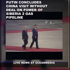 Putin wraps up Beijing visit as Power of Siberia 2 talks stall 🛫, Russia’s  leader completed talks in China with limited gains, failing to secure a  deal on the Power of Siberia 2 gas pipeline. Moscow ...