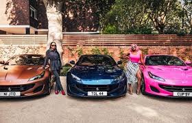 The pink ferrari is a hit with chic girls and fashionable ladies who enjoy an exotic sports vehicle. Femi Otedola Buys 3 Ferrari Portofino For Three Of His Daughters Yellowdanfo