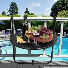 Picket, glass, & cable railings built for your deck! Balcony Railing Table Wayfair Ca