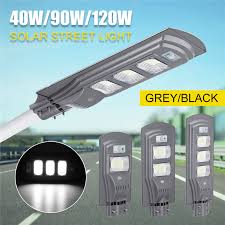 40w 90w 120w Led Street Light Solar Wall Lamp Dusk To Dawn Motion Sensor Waterproof Security Lamp Solar Lamp For Garden Yard Street Lights Aliexpress
