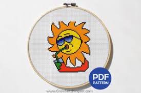 Use 2 strands of thread for cross stitch. Bear Eating Honey Cross Stitch Pattern Cross Stitch Patterns