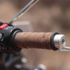 Grips Wrap Tobacco Brown Grips Leather Bicycle Handlebar Grip