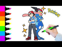 Mega this level gain rate pokémon required total exp amounts for each level. Pokemon Ash And Greninja Coloring Book Pages For Kids Speed Coloring Youtube