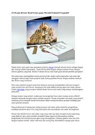 Siapa yang akan bersedia tinggal di real estate. 25 Desain Brosur Real Estate Guna Meraih Pembeli Prospektif By Syihab Reza Issuu
