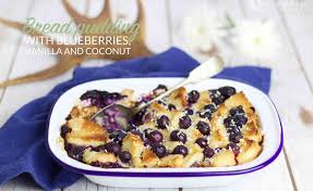 Grain free coconut banana blueberry | real food forager. Gluten Free Dairy Free Blueberry Vanilla Bread Pudding With Coconut The Gluten Free Lifesaver