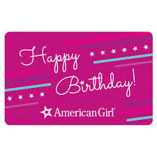 We did not find results for: Happy Birthday Gift Card American Girl