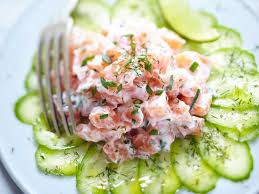 Tartare De Saumon Au Fromage Blanc Recettes Recette Recettes De Cuisine Cuisine Recette
