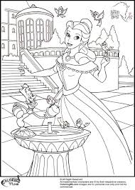 Disney prinsessen kleurplaat afbeelding disney princess coloring. Kleurplaten Disney Prinsessen Belle