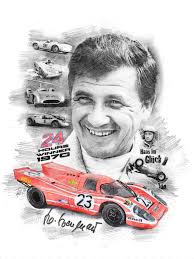 Bob Glidden Portrait Art Print by Theo's Picture Factory