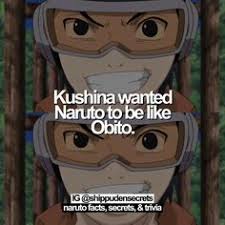 So Kushina S Dream Was That If She Had A Child With Minato He Would Resemble Obito And Have His Desire To Become Hokage Naruto Facts Naruto Anime Naruto