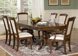 The louis philippe collection features kd headboard & footboard, hand selected veneers and antique brass hardware. Louis Philippe Double Pedestal Table 7 Piece Dining Set In Cherry Finish By Liberty Furniture 908 T4496