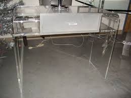 Metro Modern Lucite Vanity Desk Table Lucite Table Vanity Table Table Desk