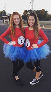 Thing 1 and thing 2 diy halloween cosutume idea! Thing One Thing Two Costume Halloween Costumes Friends Best Friend Halloween Costumes 4th Of July Parade