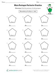 Perimeter Printable Worksheets Education Com