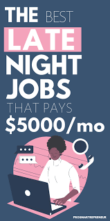 27 Real Part Time Night Jobs From Home Make 1000 Every Week Night Jobs Typing Jobs Work From Home Jobs