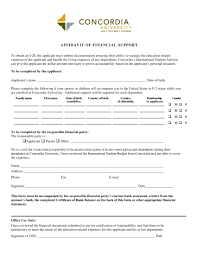 Notary signature block template word. 9 Affidavit Of Financial Support Examples Pdf Examples