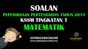 Berikut merupakan rpt matematik tingkatan 1 2018. Bank Soalan Matematik Tingkatan 1 Kssm Selangor V