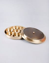 Masala Dabba Brass Indian Kitchen Utensils Copper Utensils Antique Coffee Grinder