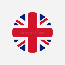 The flag of england is derived from saint george's cross (heraldic blazon: Great Britain Flag Union Jack Round Logo Circle Icon Of United Kingdom Flag Vector Stock Vector Illustration Of England Cross 106120399