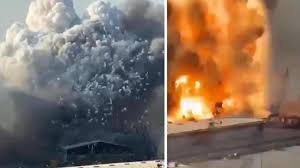 Footage of the explosion, which showed an enormous mushroom cloud, widely circulated on. New Video Shows Closest Angle To Beirut Explosion So Far Youtube