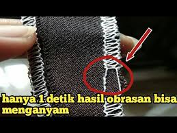 Mesin obras tidak menganyam dengan baik. Hasil Obrasan Loncatan Mesin Obras Tidak Menganyam Youtube