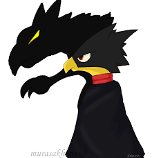 Fumikage tokoyami from boku no hero and his quirk dark shadow. Fumikage Tokoyami Dark Shadow Album On Imgur