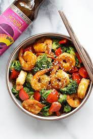 Hoisin Shrimp With Broccoli Juicy Shrimp Stir Fry With San J Hoisin Sauce And Healthy Broccoli The Easiest Dinner For The Entire Shrimp Dishes Recipes Food