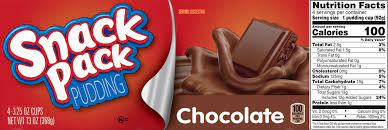 But how many calories does the body actually need in order to be healthy? The Daily Value For Added Sugars On Snack Pack Chocolate Pudding Lets Consumers Know That One Serving Cont Snack Pack Chocolate Nutrition Facts Label Nutrition