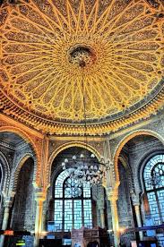 Algiers Moorish Interior Of The Central Post Office Grande Poste Moorish Around The Worlds Islamic Architecture