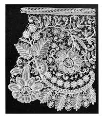 The checked pattern can come in a variety of sizes. Brussels Lace Wikipedia