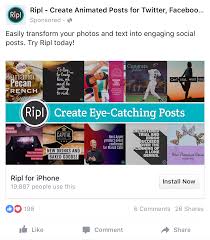 Facebook App Install Ad Examples Facebook Ads Examples Facebook App Fb Ads