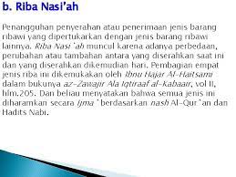 Jenis transaksi ekonomi yang dihalalkan serta penjelasan tentang riba' dalam islam. Perbankan Islam Dan Problematikanya Riba Bunga Bank Jasa