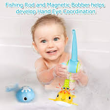 Baby shower games to break the ice. Buy Kinderup Bath Toys Magnetic Fishing Games Wind Up Swimming Whales Water Table Pool Bath Fun Time Bathtub Tub Toy For Toddlers Baby Kids Infant Girls Boys Age 1 2 3 4 5