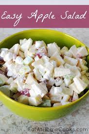 Easy Apple Salad Recipe Sweet Salad Recipe Fruit Salad Recipes Apple Salad Recipes