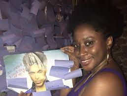 A bittersweet night celebrating the musical genius, the soul, the  sensuality of Prince. I wore my purple dress and fishnets in his honor. It  feels surreal that he's gone. We have to