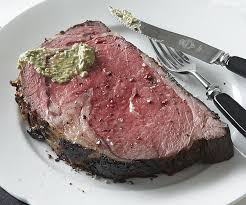 Mustard And Herb Butter Rubbed Prime Rib Recipe Finecooking Recipe Herb Butter Cooking Roast Beef Rib Recipes