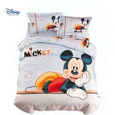This adorable comforter features two of the most lovable cartoon characters of all time, mickey and minnie mouse! Hd 3d Printing Mickey Mouse Bed Sheet Set Single Twin Full Queen Size Comforter Bedding Cartoon Bed Linen Boy Children Bedspread Bedding Sets Aliexpress