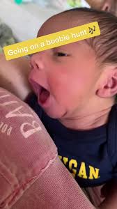 He cracks me up just bouncing around! 😂 And he eats literally all day  long! #adorable #funnybaby #cutebaby #feedme #breastfeadingmomma #breastfed