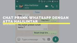 Check spelling or type a new query. Cara Chat Whatsapp Dengan Artis Terkenal Prank Atta Halilintar Youtube