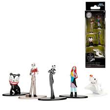 How did jack die in the nightmare before christmas? Nightmare Before Christmas Nano Metalfigs Die Cast Metal Mini Figure 5 Pack