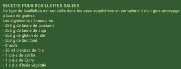 Recettes Faciles De Bouillettes Comme Un Poisson Dans L Eau La Peche Une Passion