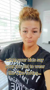 mom, your too old to wear those! #nikeforces #fyp #summertime  #katespadenyhappydance #imacoolmom #momsover35club