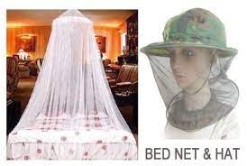 White Jumbo Mosquito Bed Net And Mosquito Hat With Head Net Mesh Mosquito Repellent Cover Eliminator Barrier Mosquito Protection Bed Net Mosquito Repellent