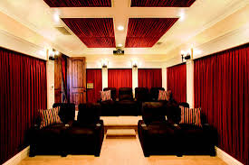 Maybe you would like to learn more about one of these? Dramatic Home Theater Design With Curtains On Every Wall Digsdigs