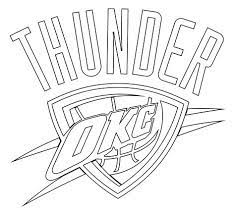 These colors were previously unavail. Oklahoma City Thunder Coloring Pages Learny Kids