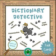 Dictionary Skills Task Cards Advanced Activities With Distance Learning Option Dictionary Skills Task Cards Language Arts Classroom