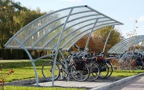 1,78 m x 0,7 m x 1,88 m (l x b. Ligna Bicycle Shelters Single Sided Velopa