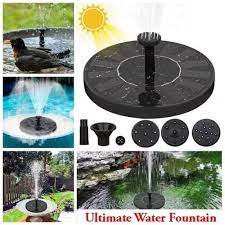 A solar water fountain is an environmentally friendly way of adding a little charm to your garden or landscape. Pin On Idees Khpoy