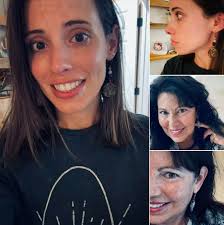 How cute is this Mother & Daughter Duo! 😍 My beautiful friend, Ashley, and  her mini me daughter, Addi, in their adorable Santa stud earrings! 🎅