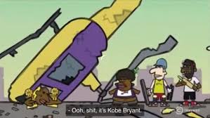 No es necesario ser socio. Un Corto De Dibujos Animados Bromeo Sobre La Muerte De Kobe Bryant En Un Accidente De Helicoptero
